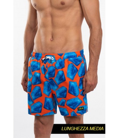 Boxer in tessuto water resistant fantasia multicolor Yes.
