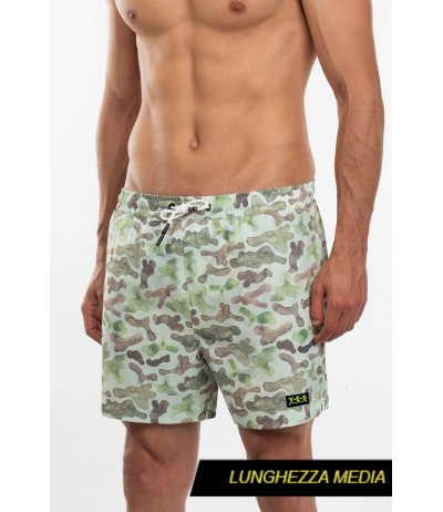 Boxer in tessuto water resistant fantasia multicolor Yes.